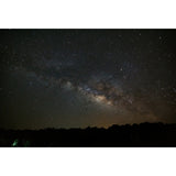 Galaxy View from Mountain Mural Modern Waterproof Home Wall Art, Custom-Made, Dark Grey-Black Clearhalo 'Wall Decor' 'Wall Mural' 1784011