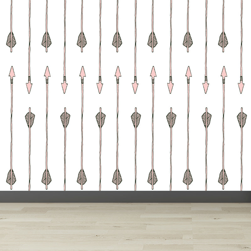 Arrow Wall Mural Modern Decorative Living Room Wall Covering, Custom Size Available Clearhalo 'Wall Decor' 'Wall Mural' 1784070