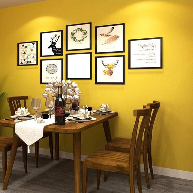 Minimalist Red Non-Pasted Wallpaper for Coffee Shop and Dining Room, 31-foot x 20.5-inch Clearhalo 'Modern wall decor' 'Modern' 'Wallpaper' Wall Decor' 1784130