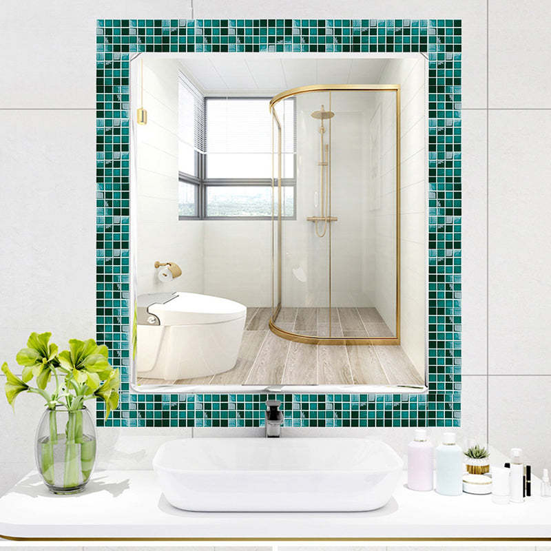 Boho Mosaic Tiles Wallpaper Panel PVC Peel and Stick Dark Color Wall Decor for Home Clearhalo 'Wall Decor' 'Wallpaper' 1784133