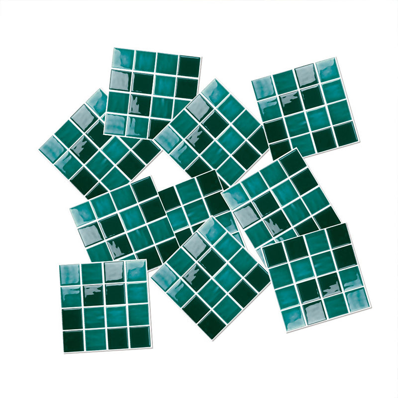 Boho Mosaic Tiles Wallpaper Panel PVC Peel and Stick Dark Color Wall Decor for Home Clearhalo 'Wall Decor' 'Wallpaper' 1784135