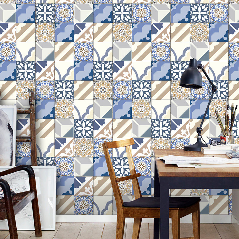 Pannelli da carta da parati piastrelle a mosaico adesivo 20 pezzi copertura  da parete in stile retrò per cucina - clearhalo