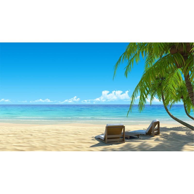 Light Color Contemporary Mural Wallpaper Sky Scenery Wall Covering for Guest Room Clearhalo 'Wall Decor' 'Wall Mural' 1784215