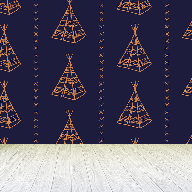 Printing Graphic Mural Decal Pastel Color Contemporary Wall Covering for Living Room Clearhalo 'Wall Decor' 'Wall Mural' 1784234