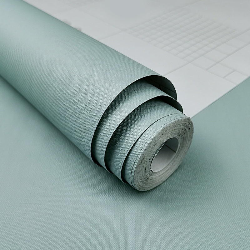 Self-Adhesive 64.6 sq ft. Retro Plain Color Wallpaper for Restroom and Coffee Shop Clearhalo 'Modern wall decor' 'Modern' 'Wallpaper' Wall Decor' 1784261