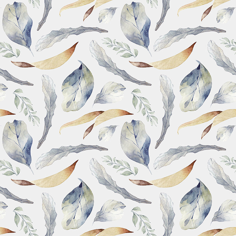 Contemporary Girls Mural Wallpaper Floral Design Light Color Wall Covering, Custom Clearhalo 'Wall Decor' 'Wall Mural' 1784373