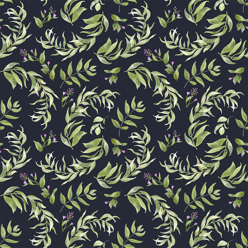 Contemporary Girls Mural Wallpaper Floral Design Light Color Wall Covering, Custom Clearhalo 'Wall Decor' 'Wall Mural' 1784378