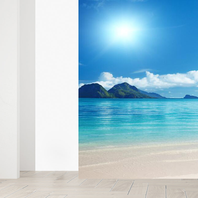 Pastel Color Varied Sky Mural Decal Stain-Proof Contemporary Interior Room Wall Decor Clearhalo 'Wall Decor' 'Wall Mural' 1784439