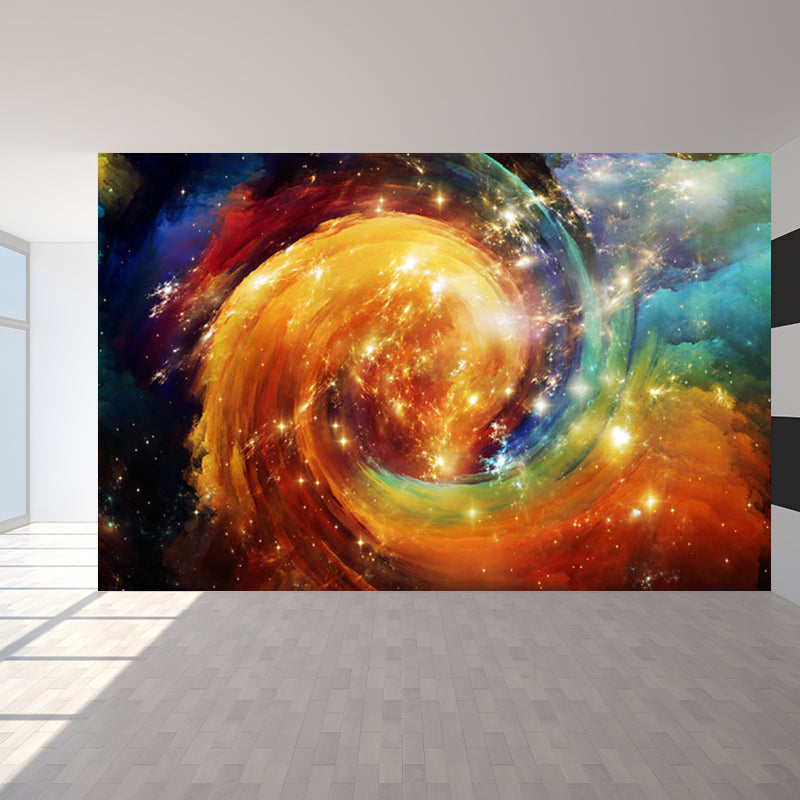 Pastel Color Varied Sky Mural Decal Stain-Proof Contemporary Interior Room Wall Decor Clearhalo 'Wall Decor' 'Wall Mural' 1784444