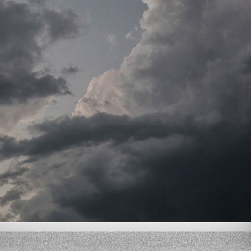 Pastel Color Varied Sky Mural Decal Stain-Proof Contemporary Interior Room Wall Decor Clearhalo 'Wall Decor' 'Wall Mural' 1784454