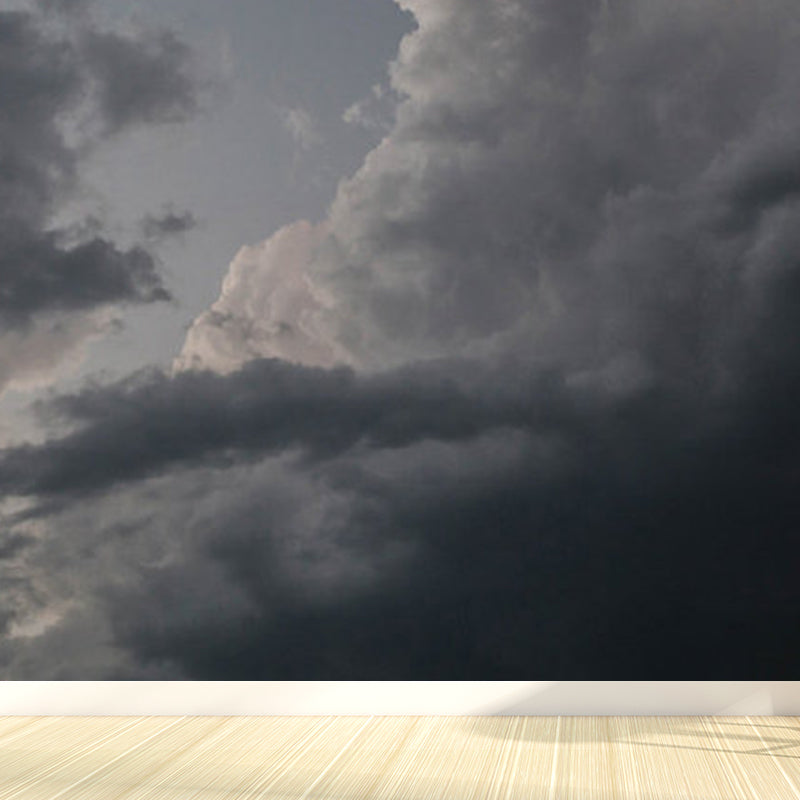 Pastel Color Varied Sky Mural Decal Stain-Proof Contemporary Interior Room Wall Decor Clearhalo 'Wall Decor' 'Wall Mural' 1784455