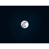 Modern Full Moon Wallpaper Mural Black Moisture Resistant Wall Decor for Living Room Clearhalo 'Wall Decor' 'Wall Mural' 1784548