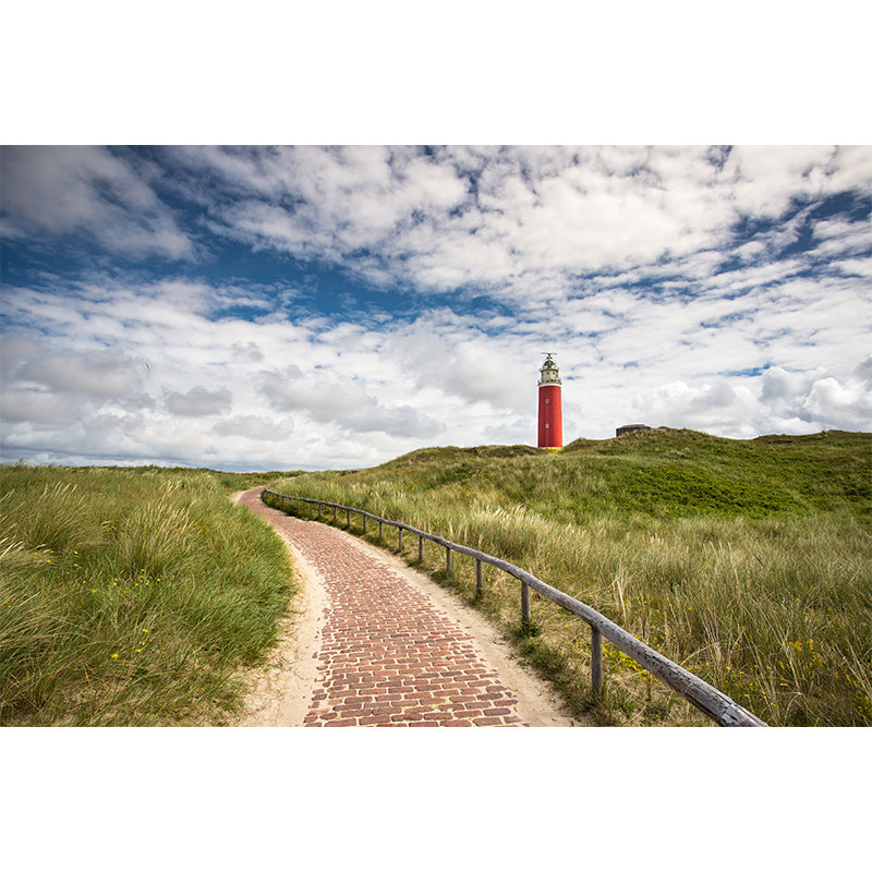 Stain-Proof Beacon Wall Mural Non-Woven Textured Nautical Wall Decor for Guest Room Clearhalo 'Wall Decor' 'Wall Mural' 1784782