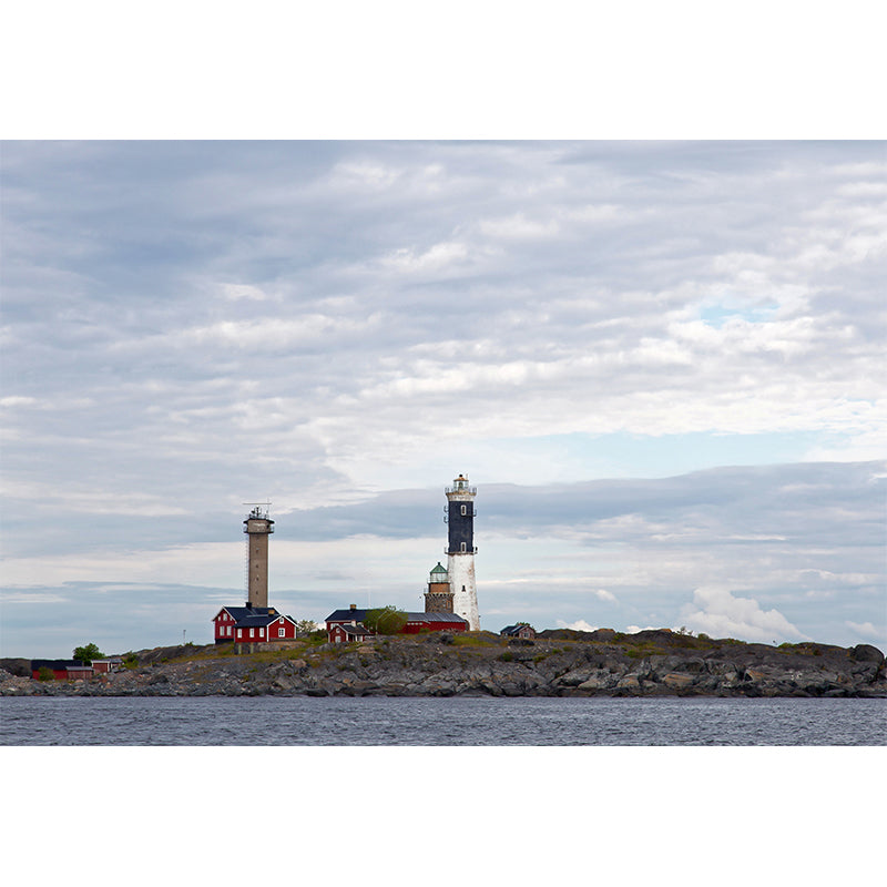 Stain-Proof Beacon Wall Mural Non-Woven Textured Nautical Wall Decor for Guest Room Clearhalo 'Wall Decor' 'Wall Mural' 1784797