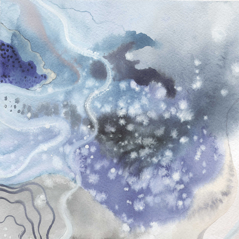 Light Color Abstract Graphic Mural Stain Resistant Contemporary Bathroom Wall Covering Clearhalo 'Wall Decor' 'Wall Mural' 1784832