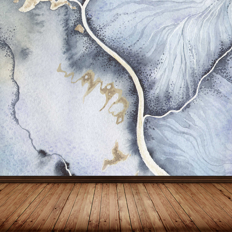 Light Color Abstract Graphic Mural Stain Resistant Contemporary Bathroom Wall Covering Clearhalo 'Wall Decor' 'Wall Mural' 1784840