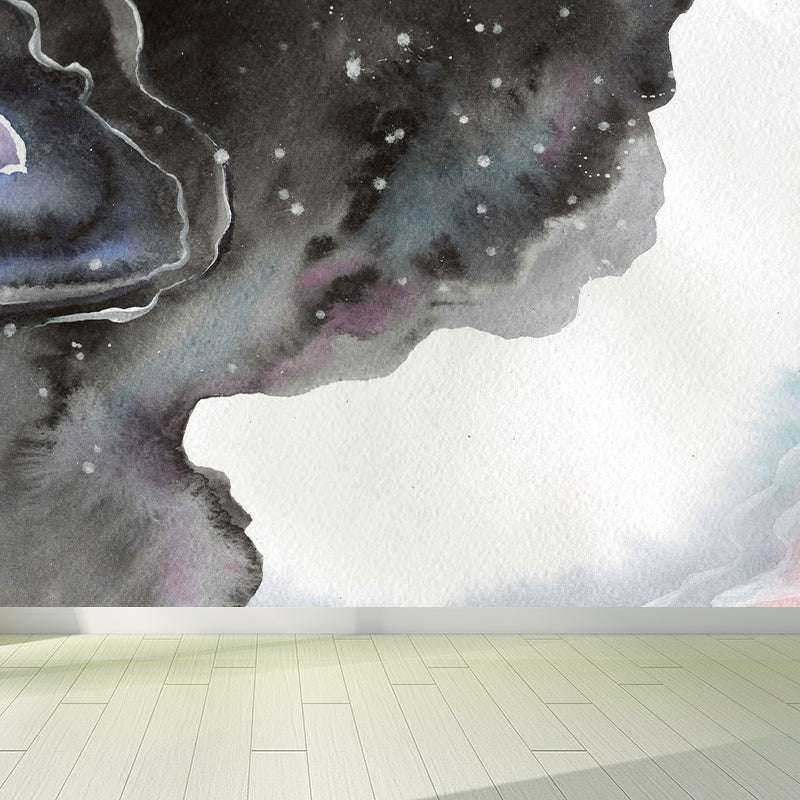 Soft Color Graphic Mural Wallpaper Abstract Modern Stain-Proof Wall Covering for Kitchen Clearhalo 'Wall Decor' 'Wall Mural' 1784856