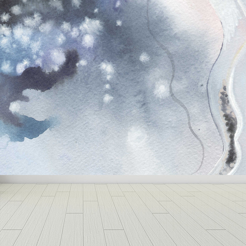 Soft Color Graphic Mural Wallpaper Abstract Modern Stain-Proof Wall Covering for Kitchen Clearhalo 'Wall Decor' 'Wall Mural' 1784871