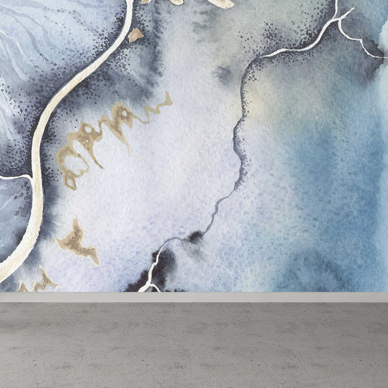 Soft Color Graphic Mural Wallpaper Abstract Modern Stain-Proof Wall Covering for Kitchen Clearhalo 'Wall Decor' 'Wall Mural' 1784875