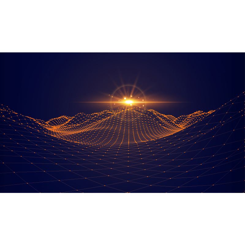 Sci-Fi Graphic Mural Non-Woven Textured Stain-Proof Soft Color Wall Art for Bedroom Clearhalo 'Wall Decor' 'Wall Mural' 1784944