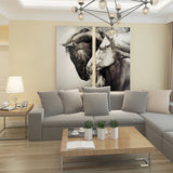 Contemporary Simple Pure Color Non-Pasted Wallpaper, 57.1 sq ft. Beige