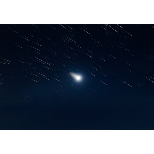 Dazzling Shooting Stars Mural Wallpaper for Bedroom, Black-White, Made to Measure Clearhalo 'Wall Decor' 'Wall Mural' 1785060