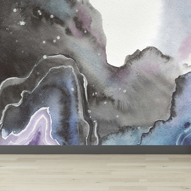 Non-Woven Decorative Wall Mural Modern Abstract Pattern Wall Covering, Custom Printed Clearhalo 'Wall Decor' 'Wall Mural' 1785104