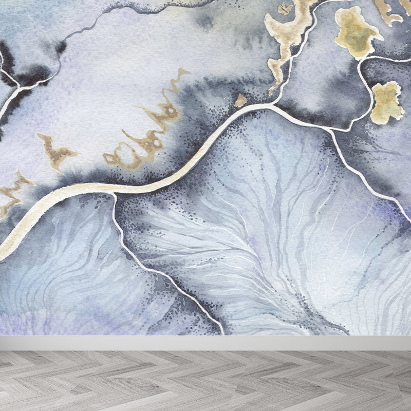 Non-Woven Decorative Wall Mural Modern Abstract Pattern Wall Covering, Custom Printed Clearhalo 'Wall Decor' 'Wall Mural' 1785119