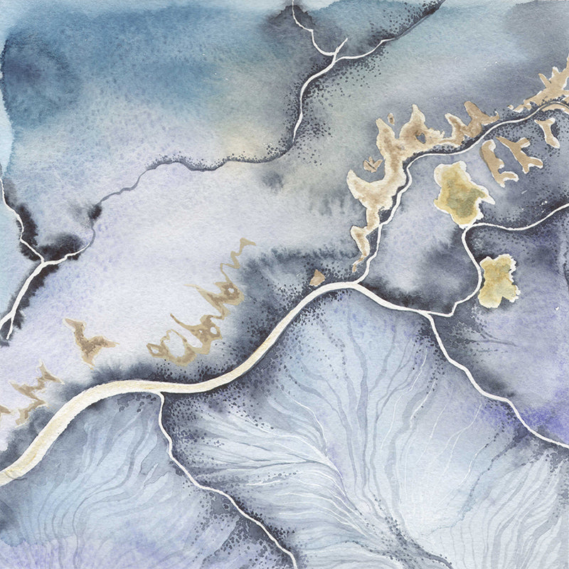 Non-Woven Decorative Wall Mural Modern Abstract Pattern Wall Covering, Custom Printed Clearhalo 'Wall Decor' 'Wall Mural' 1785120