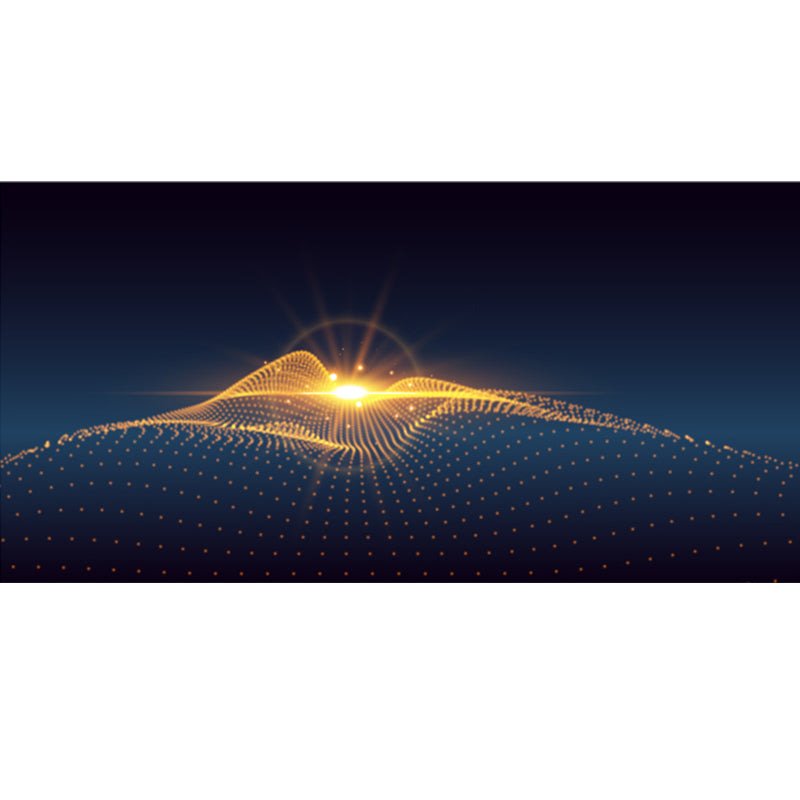 Fictional Abstract Mural Decal Pastel Color Dining Room Wall Covering, Personalized Clearhalo 'Wall Decor' 'Wall Mural' 1785244