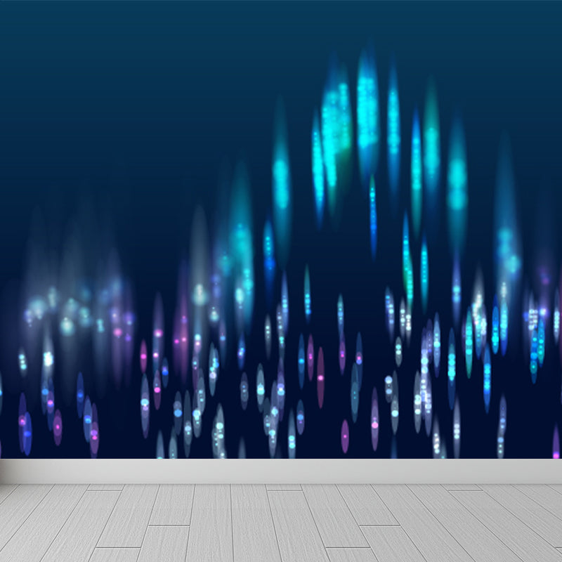 Fictional Abstract Mural Decal Pastel Color Dining Room Wall Covering, Personalized Clearhalo 'Wall Decor' 'Wall Mural' 1785252