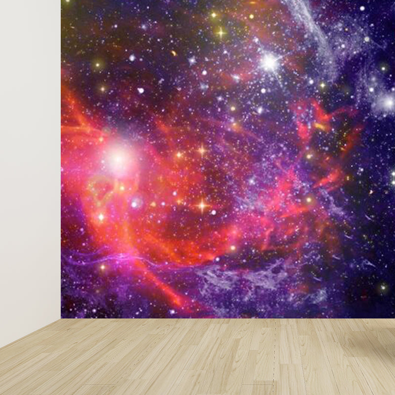 Full Size Illustration Modern Mural Decal with Sky Scene in Soft Color, Made to Measure Clearhalo 'Wall Decor' 'Wall Mural' 1785331