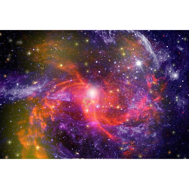 Full Size Illustration Modern Mural Decal with Sky Scene in Soft Color, Made to Measure Clearhalo 'Wall Decor' 'Wall Mural' 1785333