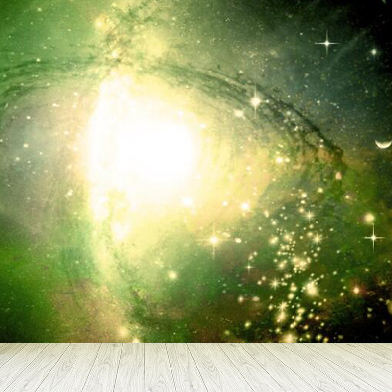 Full Size Illustration Modern Mural Decal with Sky Scene in Soft Color, Made to Measure Clearhalo 'Wall Decor' 'Wall Mural' 1785341