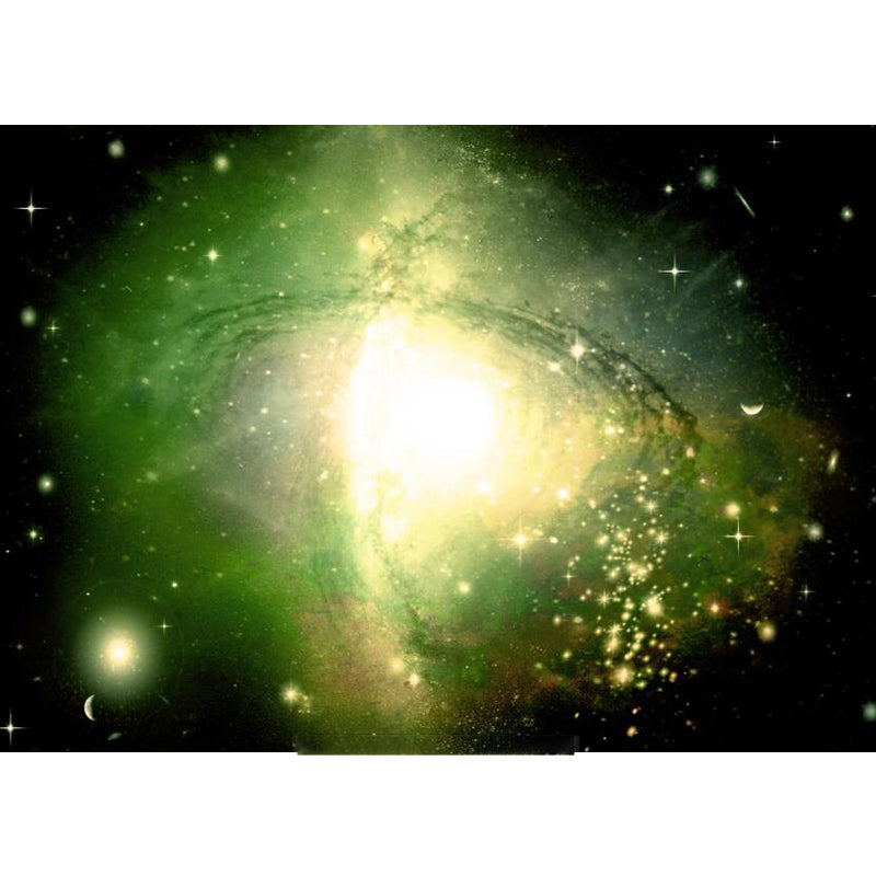 Full Size Illustration Modern Mural Decal with Sky Scene in Soft Color, Made to Measure Clearhalo 'Wall Decor' 'Wall Mural' 1785343