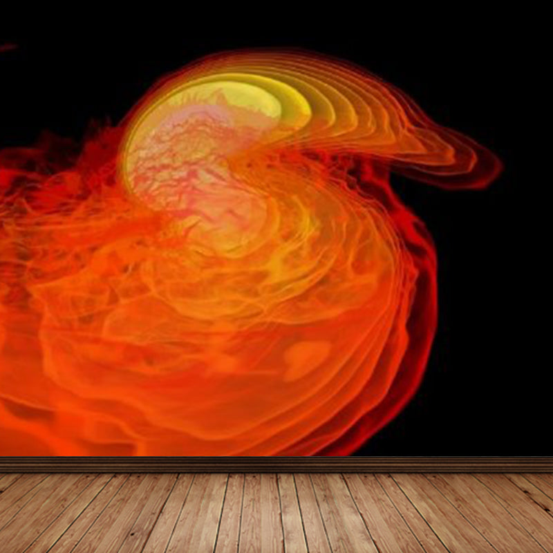 Full Size Illustration Modern Mural Decal with Sky Scene in Soft Color, Made to Measure Clearhalo 'Wall Decor' 'Wall Mural' 1785346