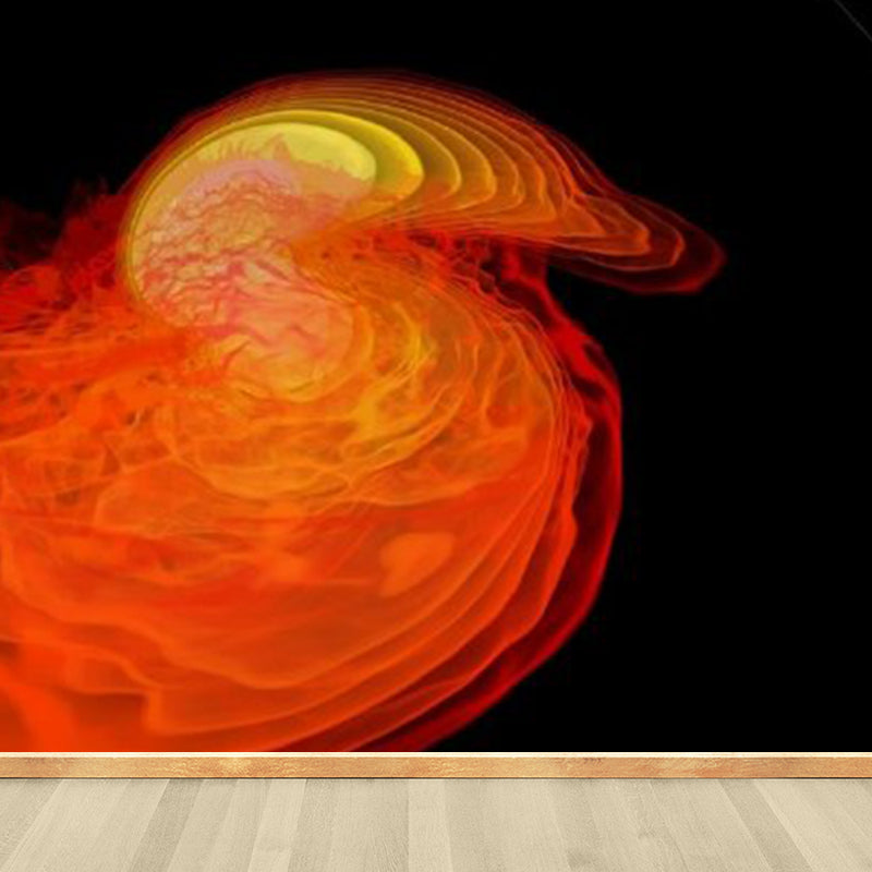 Full Size Illustration Modern Mural Decal with Sky Scene in Soft Color, Made to Measure Clearhalo 'Wall Decor' 'Wall Mural' 1785347