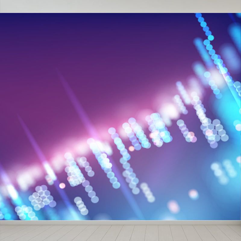 Sci-Fi Abstract Pattern Wall Mural Light Color Decorative Wall Covering for Living Room Clearhalo 'Wall Decor' 'Wall Mural' 1785451