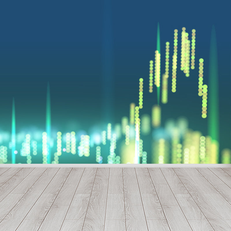 Sci-Fi Abstract Pattern Wall Mural Light Color Decorative Wall Covering for Living Room Clearhalo 'Wall Decor' 'Wall Mural' 1785462