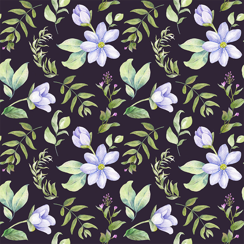 Modern Flower Wall Mural Non-Woven Stain Resistant Soft Color Wall Art for Living Room Clearhalo 'Wall Decor' 'Wall Mural' 1785565