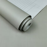 Solid Color Water-Resistant Plaster Self-Adhesive Wallpaper, 64.6 sq ft. Cream Gray