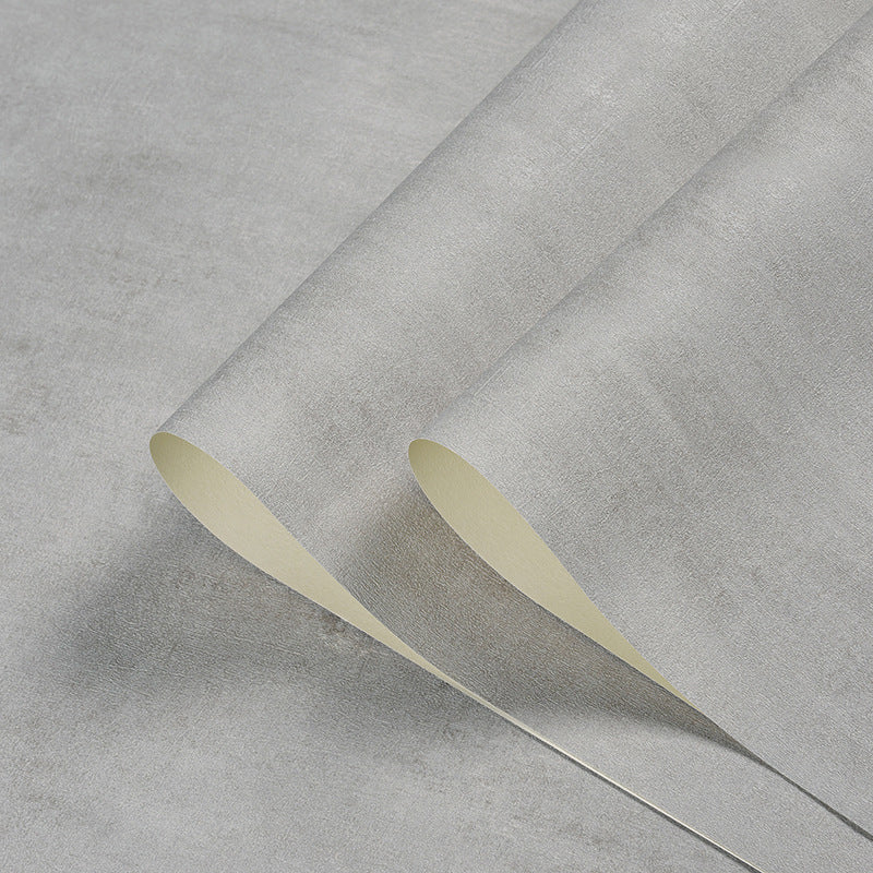 Contemporary Wall Decor Plain Color Non-Pasted Wallpaper, 31' x 20.5" Cream Gray Clearhalo 'Modern wall decor' 'Modern' 'Wallpaper' Wall Decor' 1785600