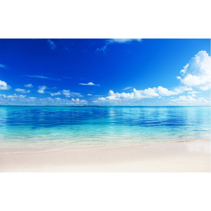 Soft Color Sky Scene Mural Wallpaper Stain-Proofing Modern Bathroom Wall Covering Clearhalo 'Wall Decor' 'Wall Mural' 1785646