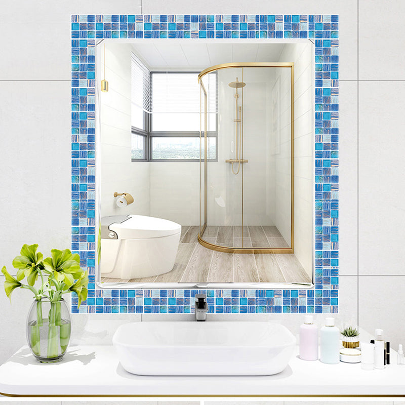 Self-Adhesive Mosaics Tile Wallpaper Panels Bohemian PVC Wall Covering, 4' L x 4" W Clearhalo 'Wall Decor' 'Wallpaper' 1785751