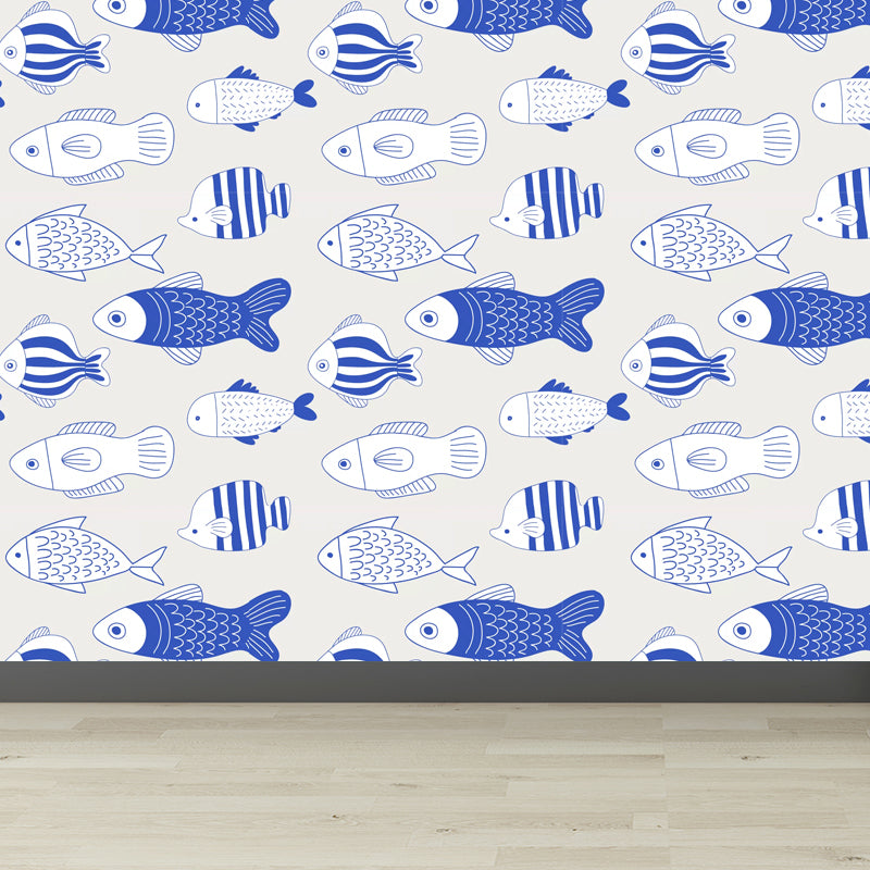 Modern Still Life Mural Decal Light Color Stain-Proofing Wall Decor for Bathroom Clearhalo 'Wall Decor' 'Wall Mural' 1785785