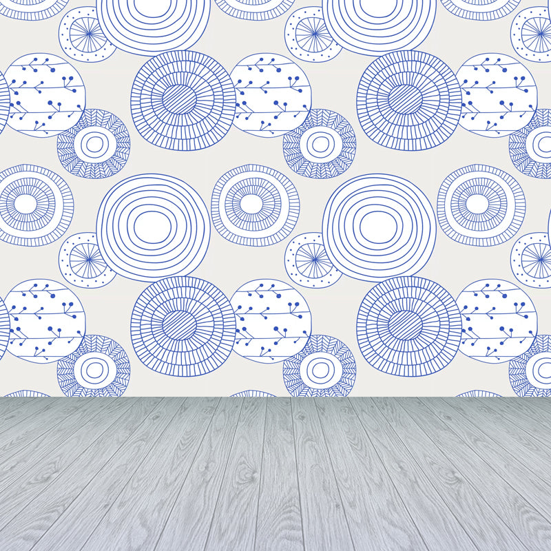 Modern Still Life Mural Decal Light Color Stain-Proofing Wall Decor for Bathroom Clearhalo 'Wall Decor' 'Wall Mural' 1785804