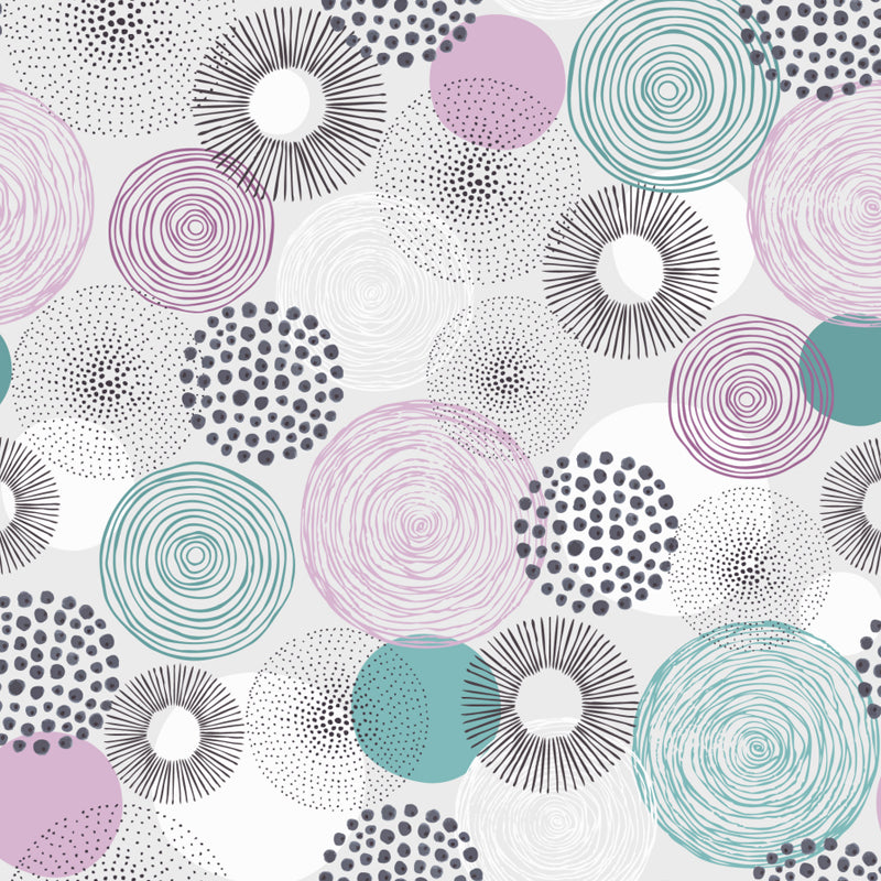 Colorful Flowers Mural Wallpaper Abstract Modern Moisture Resistant Wall Art for Room Clearhalo 'Wall Decor' 'Wall Mural' 1785901