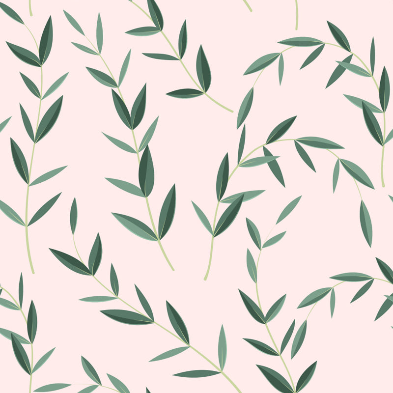 Pastel Blossoming Flowers Wall Mural Waterproofing Contemporary Girls Room Wall Art Clearhalo 'Wall Decor' 'Wall Mural' 1785936