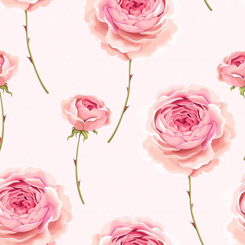 Trendy Blooming Flowers Mural Decal Non-Woven Washable Soft Color Wall Decor for Bedroom Clearhalo 'Wall Decor' 'Wall Mural' 1785971