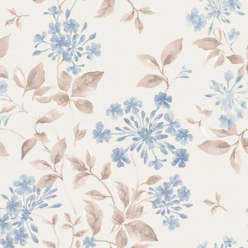 Light Color Flowers Wall Mural Decal Moisture Resistant Modern Girls Bedroom Wal Art Clearhalo 'Wall Decor' 'Wall Mural' 1786136